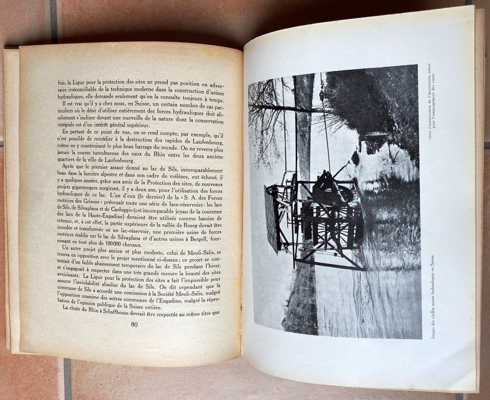 Libri: L'utilisation des eaux en Suisse. 1920 – Usato da Versoix venduto da HELVETICA_1 4