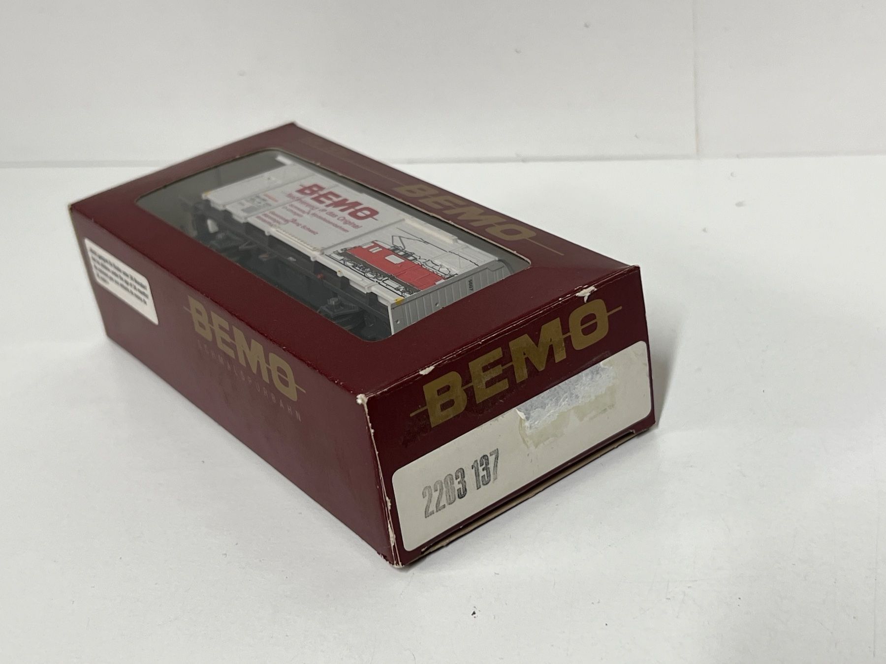 Bemo Modellini di ferrovie: BEMO 2203 137 Gbk-v 5607 RhB – Nuovo e nell'imballaggio originale da Neuenhof venduto da ludovicco 2