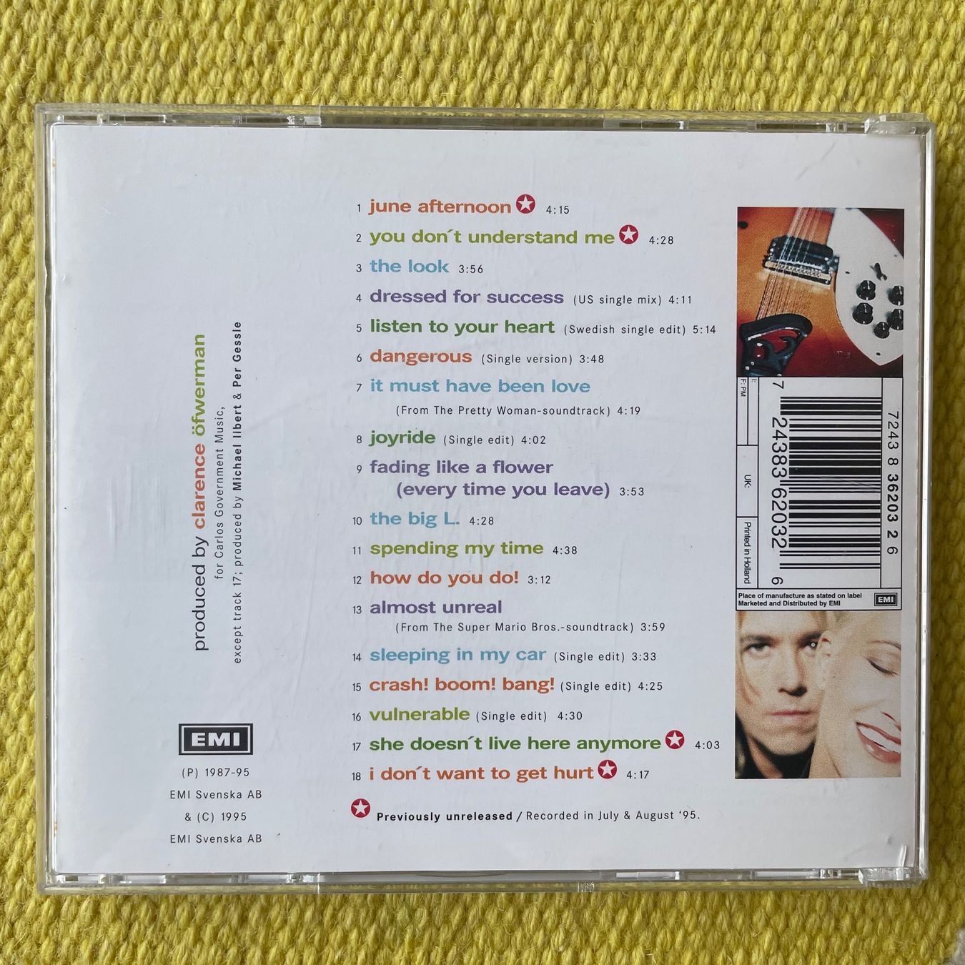 CD: ROXETTE-GREATEST HITS – Usato da Rorschacherberg venduto da CD-Roli 1