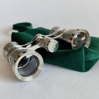 Jumelles de théâtre Rolex avec étui en velours vert