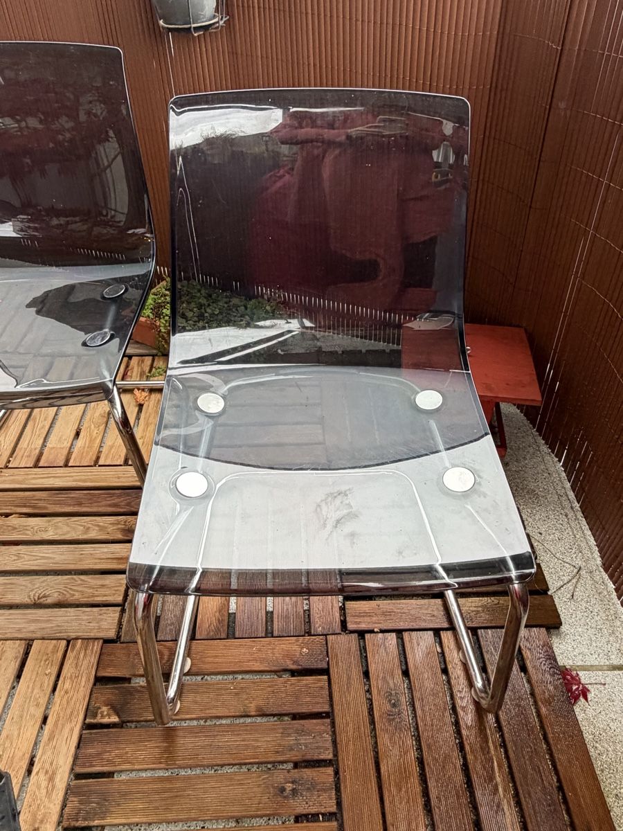 Ikea Sedie: Tobias Stühl , transparent – Usato da pratteln venduto da Anahita13 1
