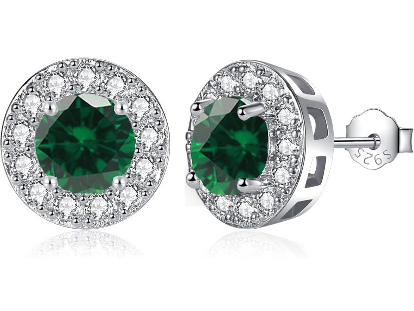 Sonstiger Schmuck: Set Sterling Silver 925 LadyDi ring & earrings Green – Neu und originalverpackt aus Frauenfeld von Vanityroom 1