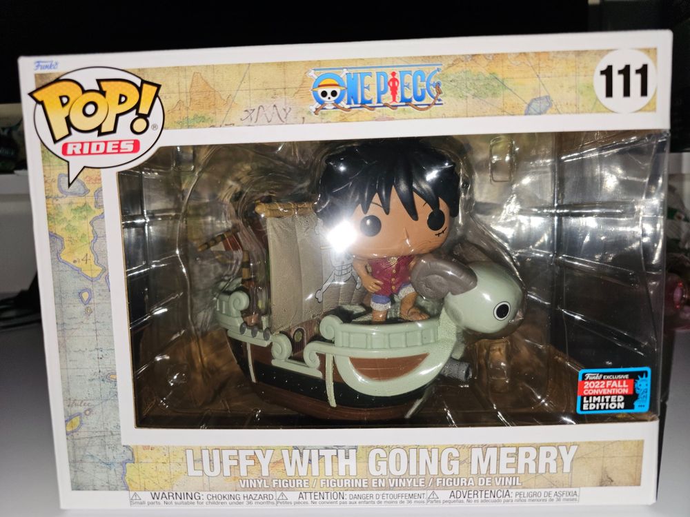 Funko Pop! One Piece – Luffy Mit Going Merry, Limited Fall Convention 2022