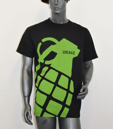 Grenade Skateboard T-Shirts unisex /schwarz.grün/Gr.M