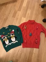 Christmas Jumper - Red Festive Knit - Size 116 - Cute!