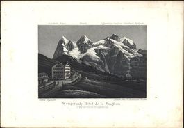 Wengernalp Aquatinta von Dikenmann