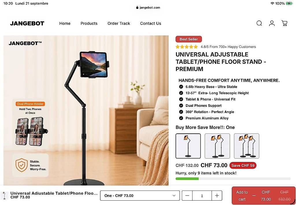 Autres accessoires pour ordinateurs: Support tablette Jangebot – D'occasion à Montagny-Yverdon par ced_cgl7 3