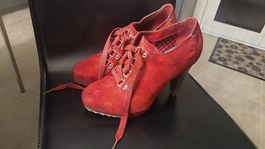 Ungetragene Damenschuhe bordeaux, Grösse 38