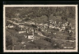 Giornico, Gesamtansicht aus der Vogelsch