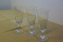 3x 0,1L Likör Glas - Fussbecher