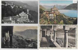 4 AK Locarno Madonna del Sasso