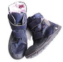 Gr. 33 RICOSTA Winterstiefel TEX blau rosa EINHORN blinkt