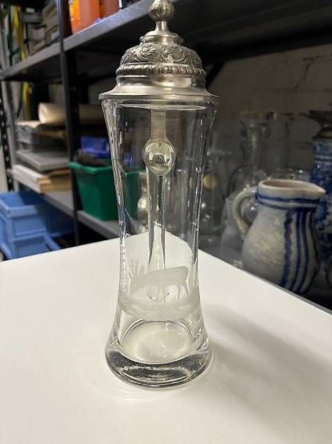 Gläser: Jägerglashumpen mit Zinndeckel – Gebraucht aus Winterthur von ral_tr8b