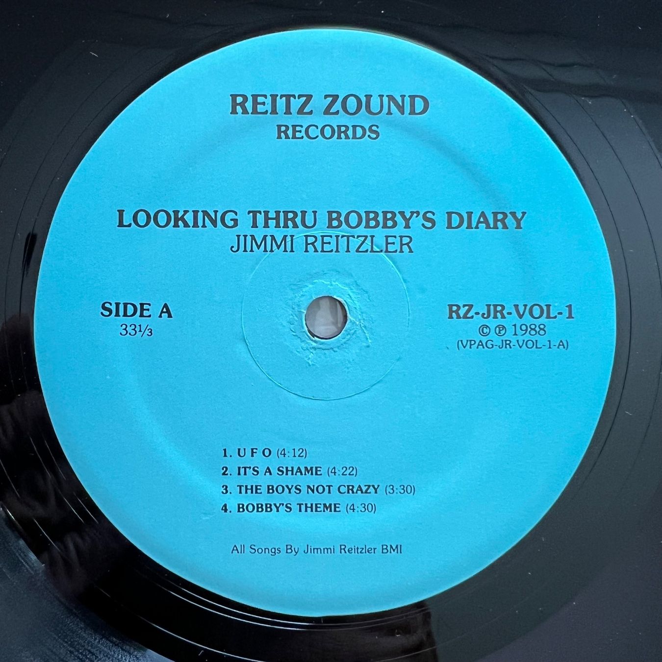 Dischi in vinile: Jimmi Reitzler - Looking Thru Bobby's Diary / 1. US 1988 – Usato da Gais venduto da soundcave57 2