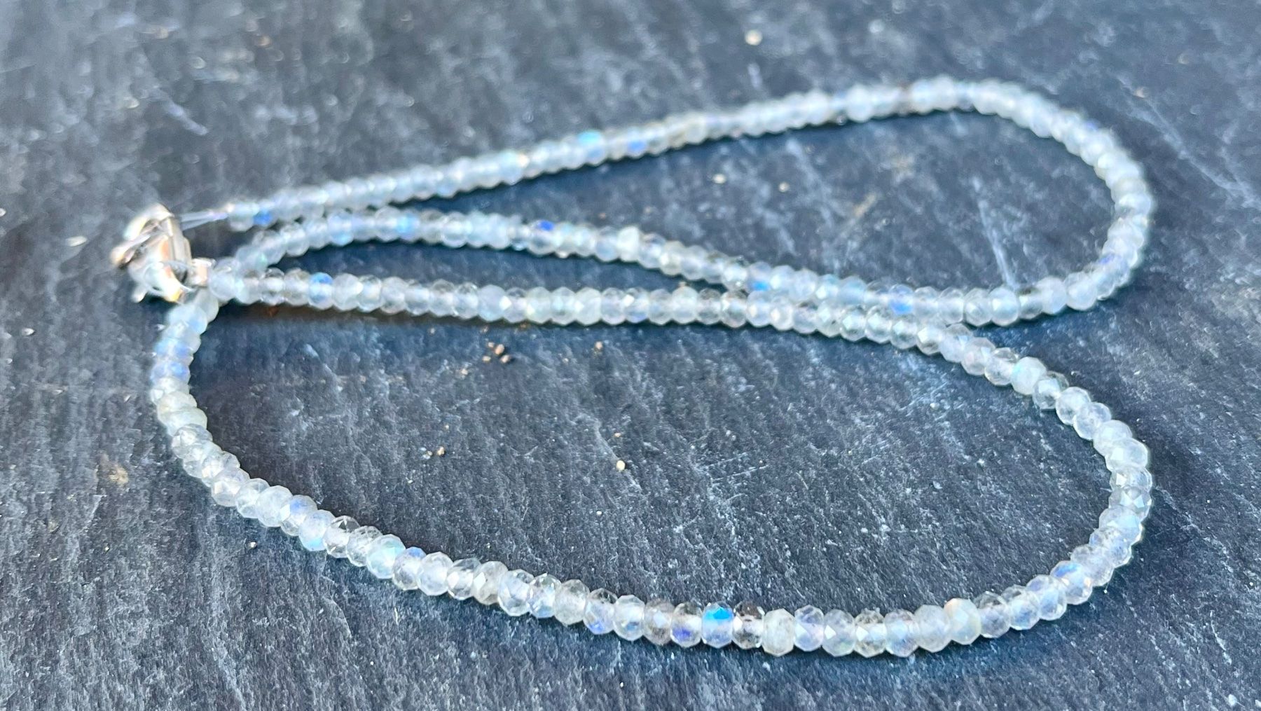 Catenine: Labradorit Kette – Nuovo (secondo la descrizione) da Diegten venduto da hamofi57 3