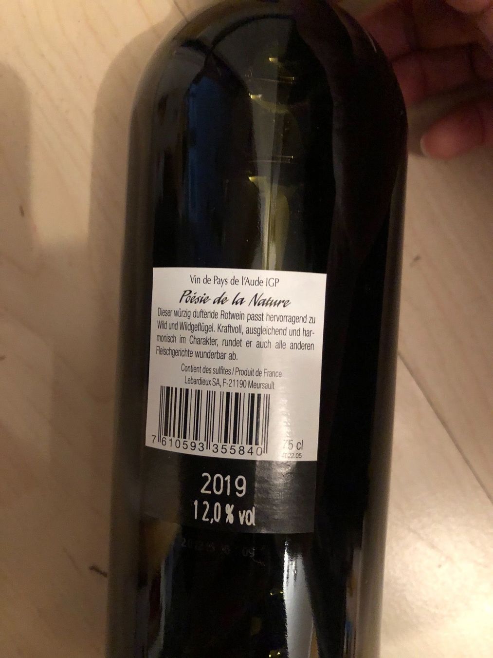 Wein: PoesieDeLaNature,Midi-LanguedocRousillon – Neu und originalverpackt aus Wald ZH von mlnt 3