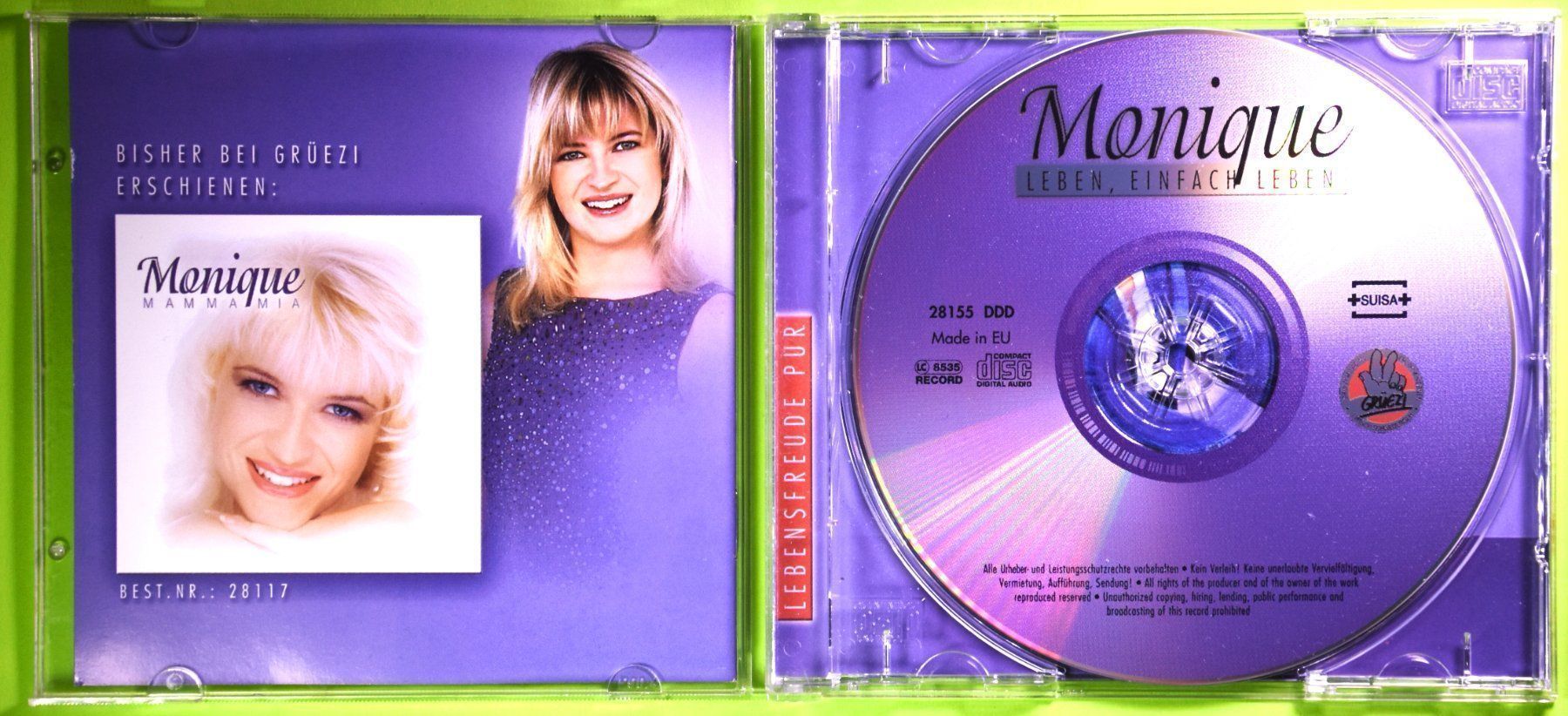 CD: MONIQUE  /  LEBEN, EINFACH LEBEN  /  LEBENSFREUDE PUR ! – Nuovo (secondo la descrizione) da Luzern venduto da piro12 1