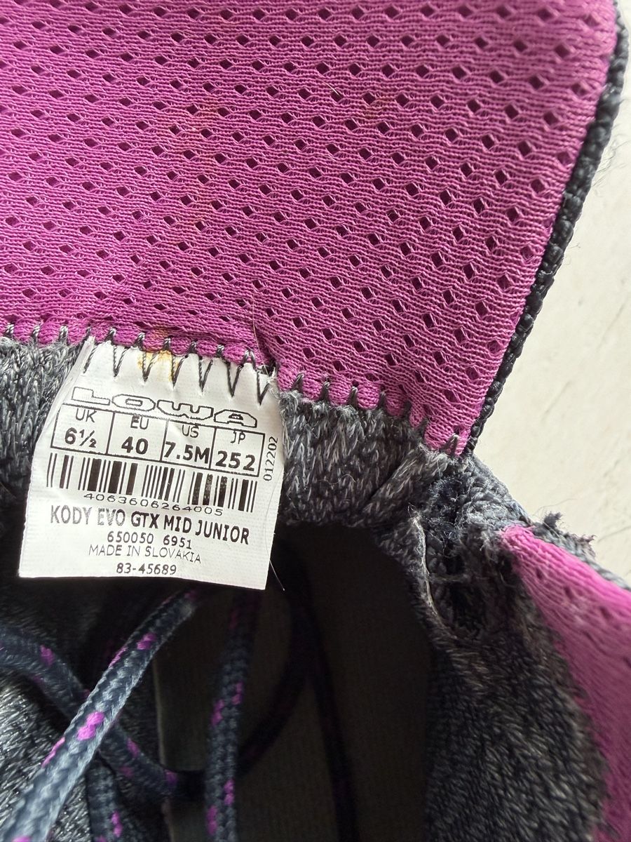 Lowa Scarpe per ragazze: LOWA - Kody Evo GTX Mid Junior - Wanderschuhe Gr.40 – Usato da Dinhard venduto da SternZ 2