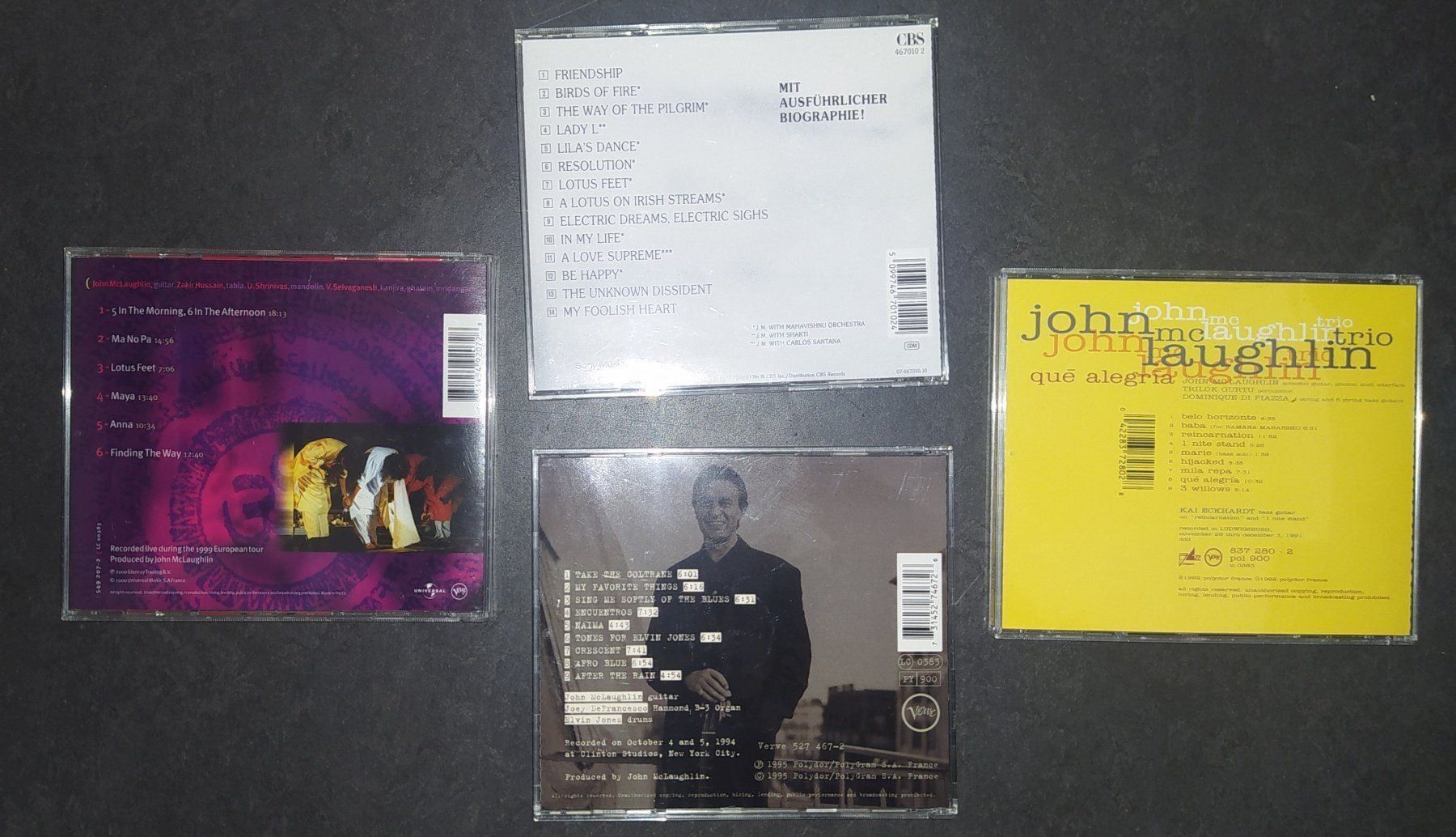 CD: 4 CDs - John Mc. Laughlin - Schnäppli! – Usato da merishausen venduto da hidee 1