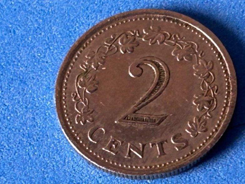 Tutti le monete: Malta - 2 Cents 1972 – Usato da Corcelles NE venduto da AJKader 7
