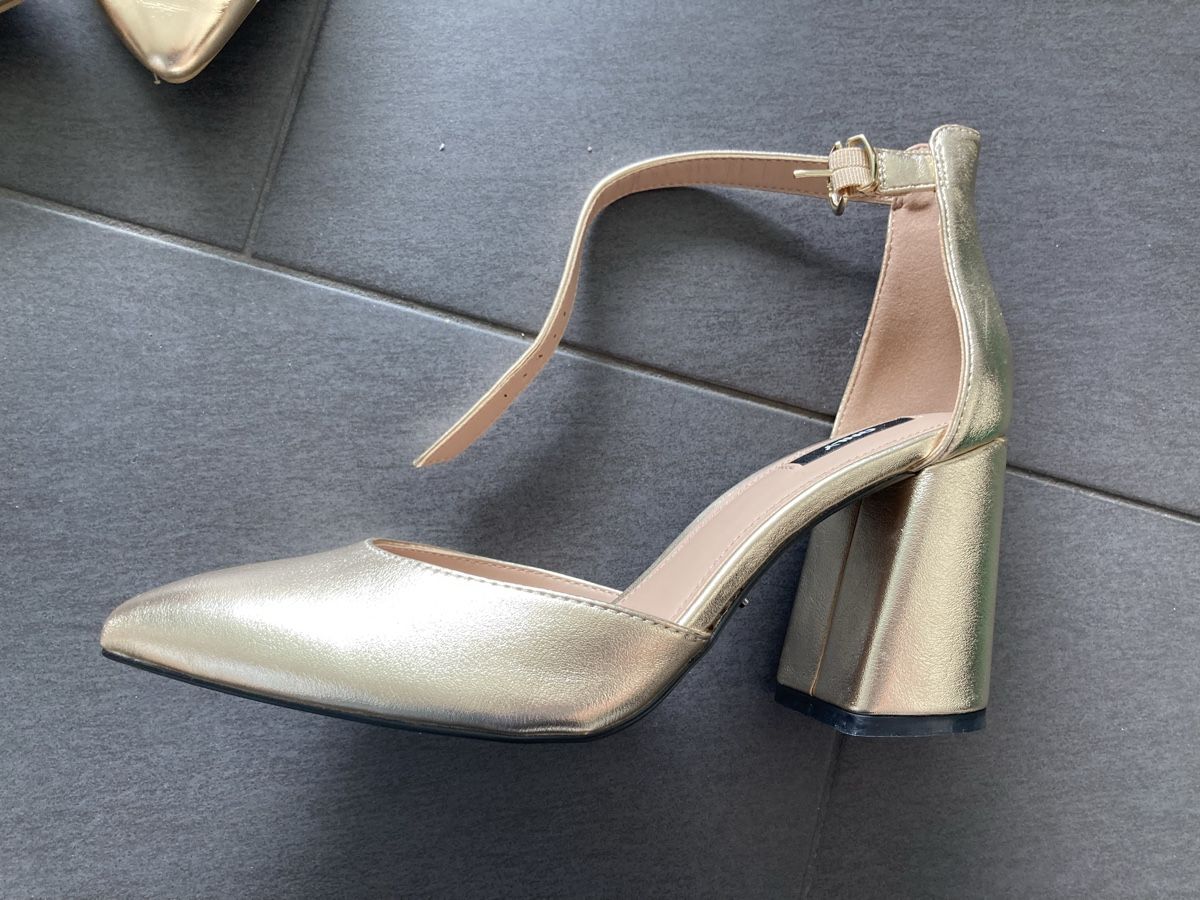 Only Scarpe da donna: Escarpins dorés ONLY, 39 – Nuovo e nell'imballaggio originale da Bremgarten b. Bern venduto da nathalie83