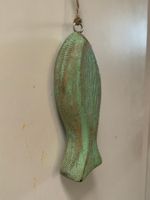 Fisch Hänger laMer grünlich  jeweils 3 Fische dran, Holz
