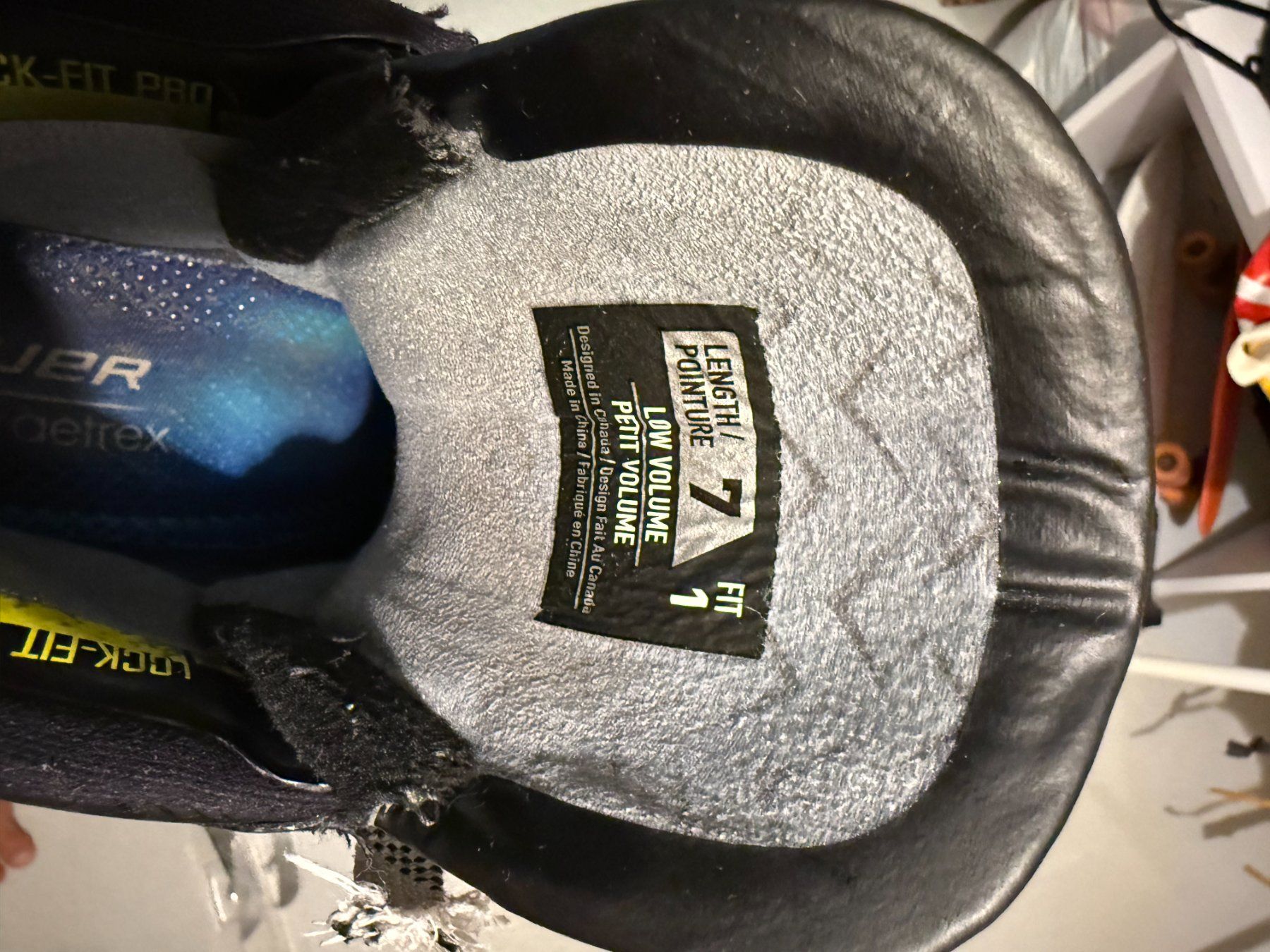 Bauer Pattini da ghiaccio: Bauer Vapor Hyperlite 2  – Grösse 7 Fit 1 – Usato da Nänikon venduto da beatom01 4