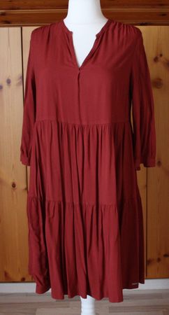 Kleid Langarm Q/S rost-rot Gr. XL