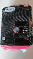 secure No83 - man pants ultra - 8 Hygienehosen - Gr. M