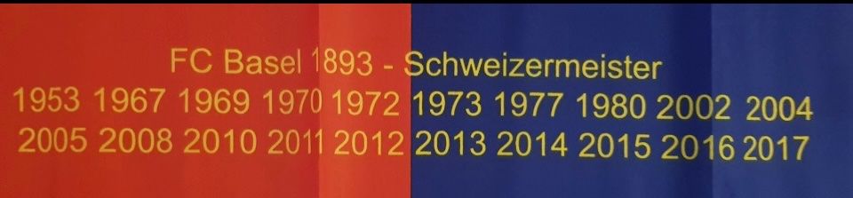 FC Basel Fahnen: FC Basel Fahne 20. Titel stärnstund – Gebraucht aus Emmenbrücke von Herzog07 4