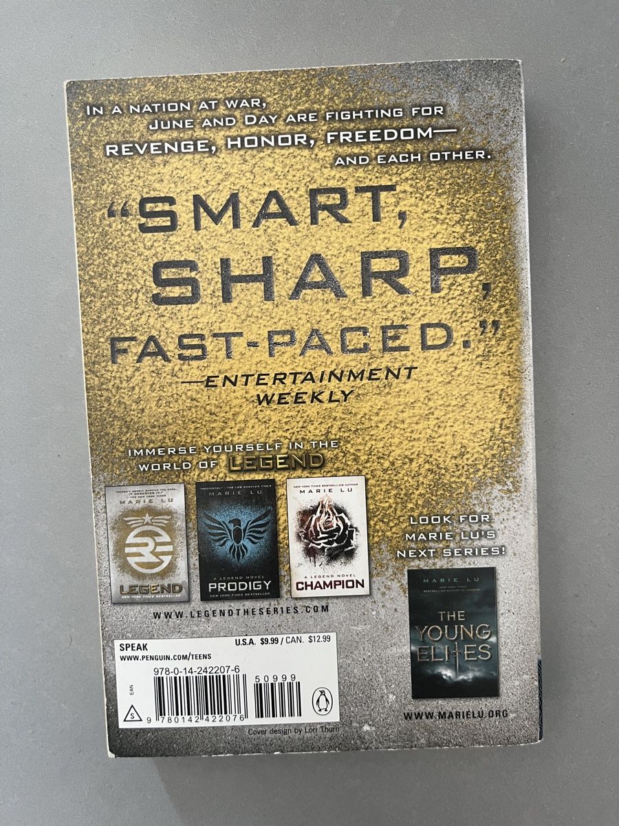 Livres: Legend | Novel 📕 – D'occasion à Sierre par black.box 1