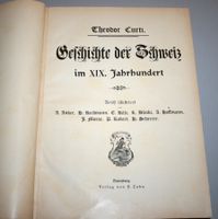 T. Curti: Geschichte der Schweiz im XIX. Jahrhundert, 1900