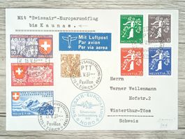 TR13 Enveloppe + Timbre Suisse 1939