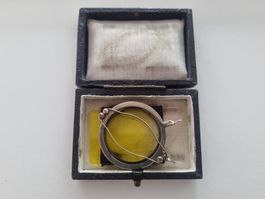 Vintage Rhaco Filter Gelb Halter mit Box - Rarität!