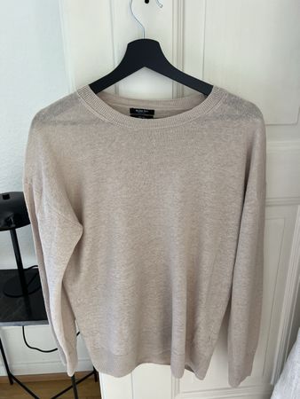Pull 100% lin beige Massimo Dutti