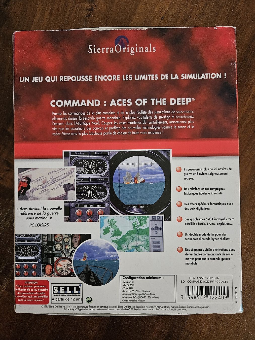 Giochi: Command Aces of the deep PC Big box – Usato da Peseux venduto da CatiArt 1