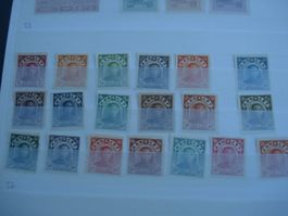 Lot alte Marken China, *