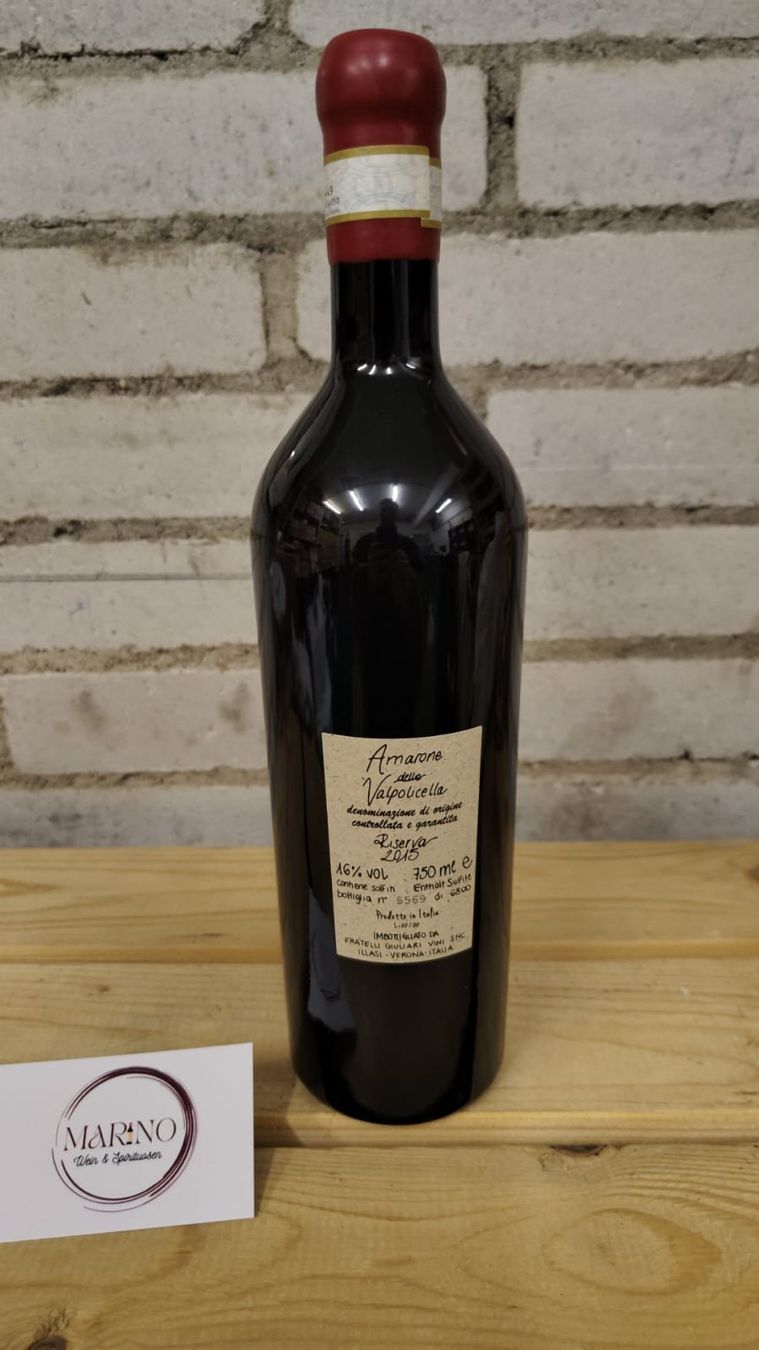 Amarone Vino: 2015 Amarone della Valpolicella Riserva Angelo Divino – Nuovo (secondo la descrizione) da Münchenstein venduto da wusmarino 3