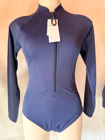 TRIUMPH, Badekleid Langarm SUMMER Mix & Match, Gr. L, D'blau