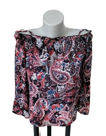 Schönes Schulter Shirt Gr. XS Hippie Coachella