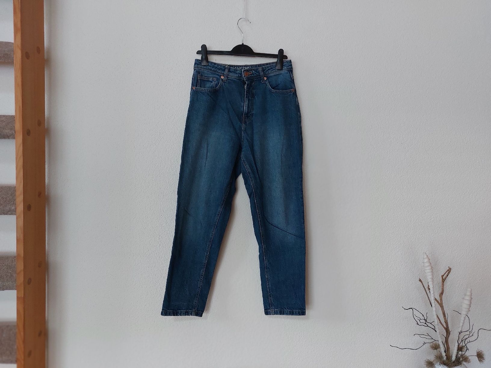Jeans: High-Waist-Mom-Jeans, Damen  – Gebraucht aus Effingen von roe_7mb7