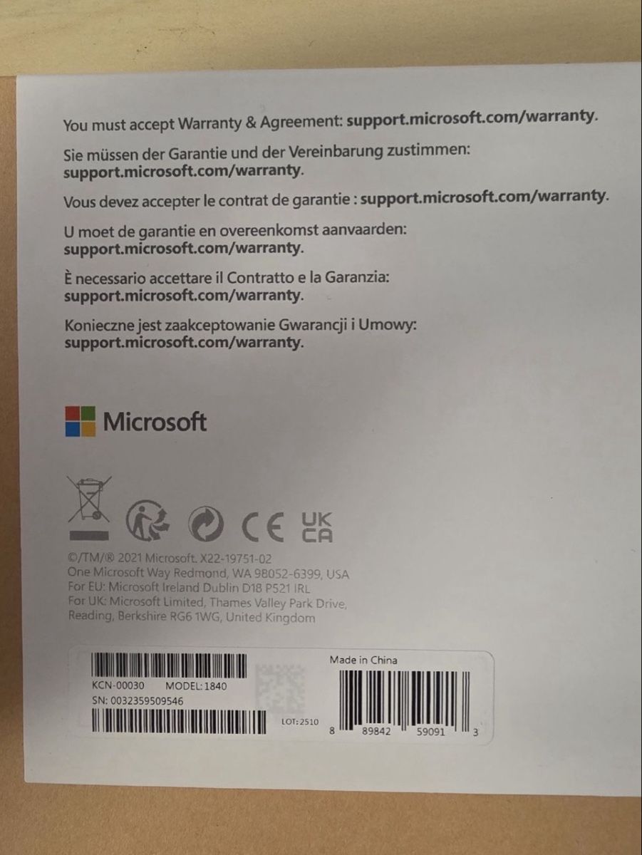 Microsoft Tastaturen: Clavier Microsoft surface Go – Neu und originalverpackt aus Vouvry von Lando 2