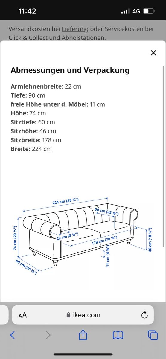 Sofas: Sofa graugrün – Gebraucht aus Herzogenbuchsee von nma_7jt9 2
