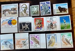 MONACO timbres neufs ** ~1982-96