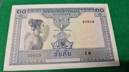Banknote Laos 1962 NEU