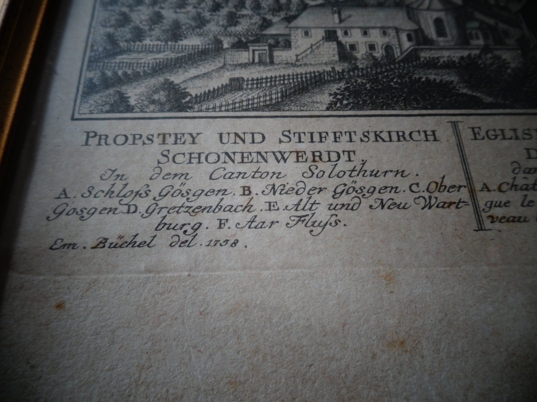 Stiche: 1 Stich Solothurn 1758 – Gebraucht aus Neerach von jenny062 5