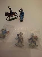 Zinnfiguren Ritter und Soldaten gebraucht 5 Stück