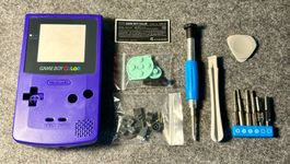 Game Boy Color Gehäuse-Set + Schraubenzieher