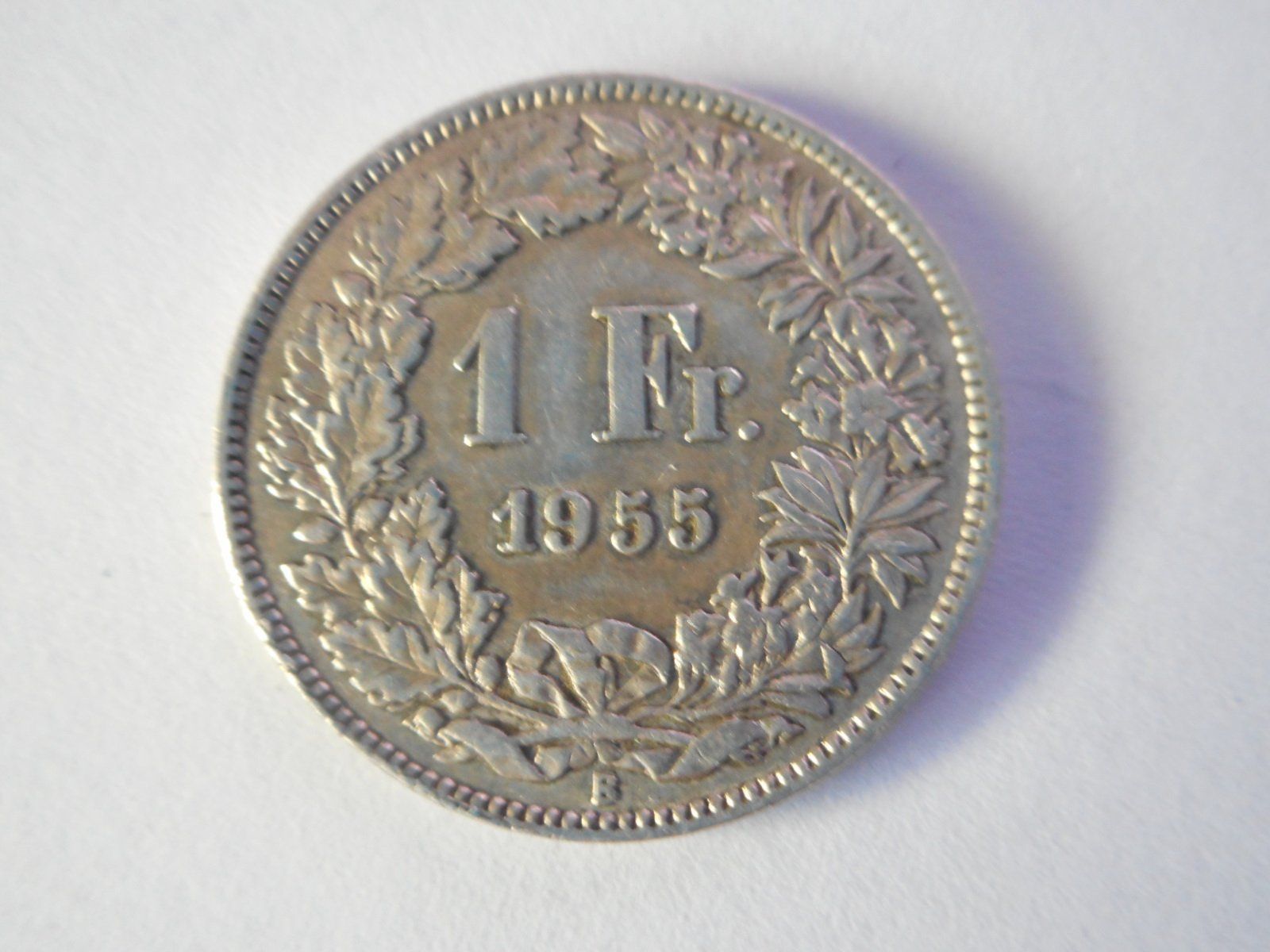 Alle Münzen: 1 Fr. 1955 silber – Gebraucht aus Kriegstetten von pizlad2010