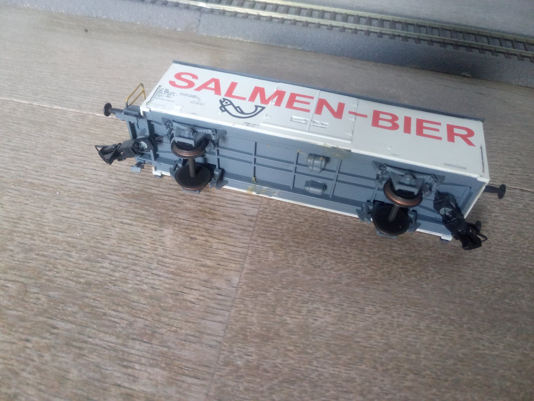 Aku Modellini di ferrovie: 2 wagons Salmen-Bier 1/87 - AKU – Usato da Sion venduto da Stefan1938 3